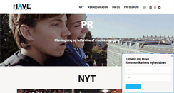 Desktop Screenshot of havekommunikation.dk